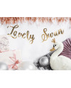 Baner Lovely Swan, złoty, 64x21,3cm