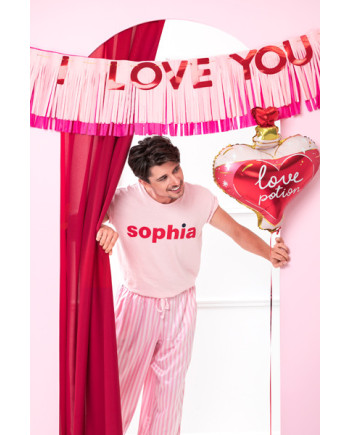 Baner I Love You, 150x30 cm, mix