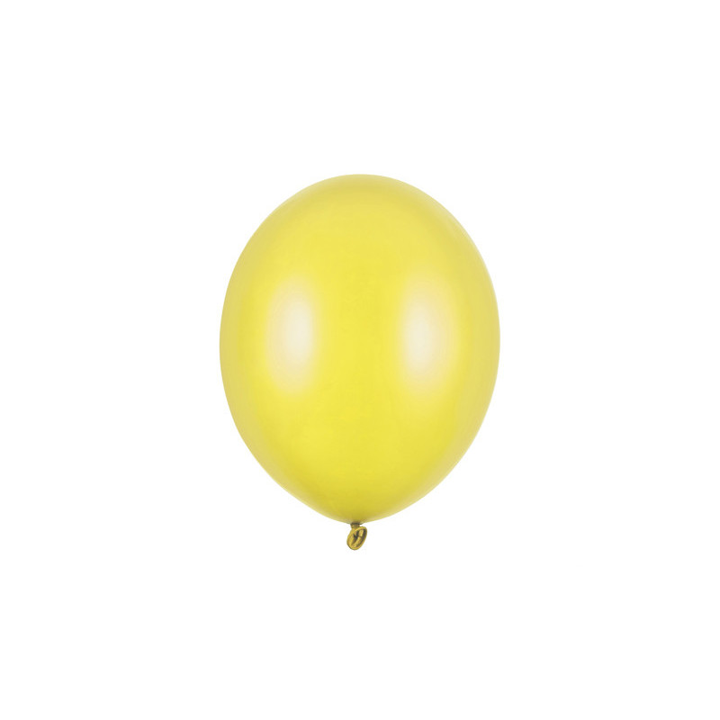 Balony Strong 23cm, Metallic Lemon Zest (1 op. / 100 szt.)