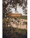 Drewniany drogowskaz  Ceremony, 36x7,5cm