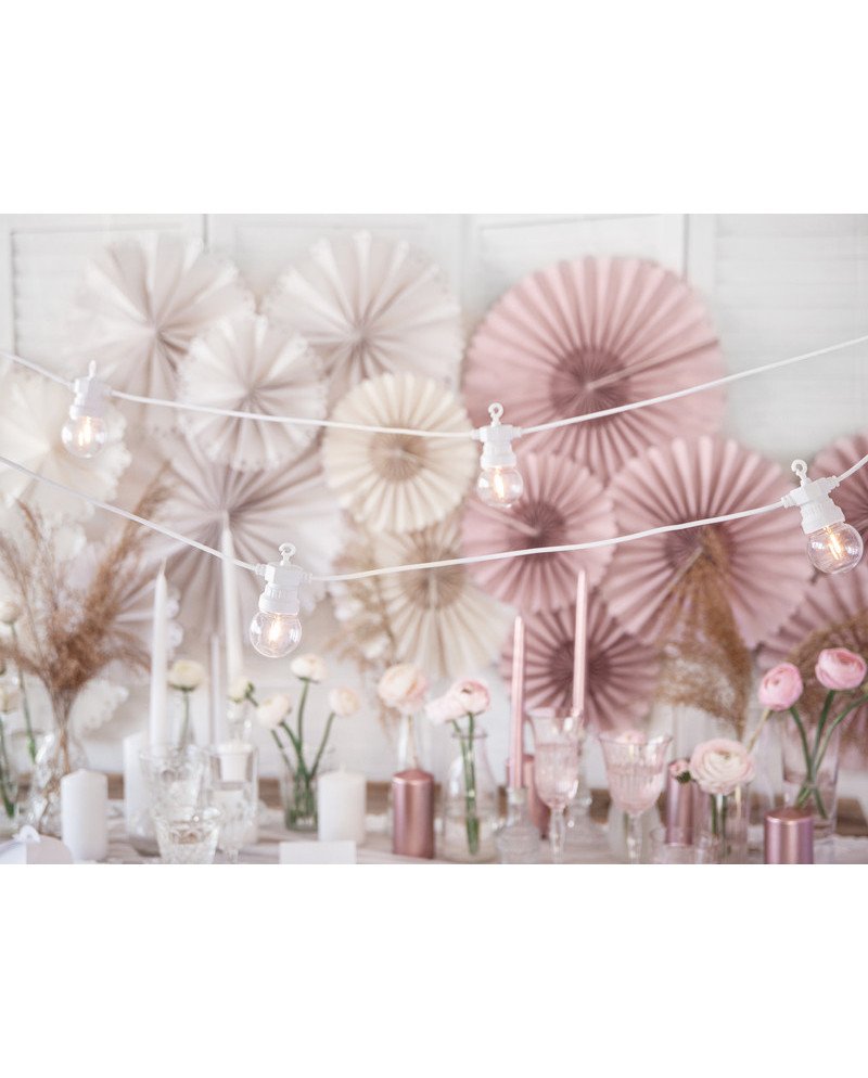 Lampki dekoracyjne LED, biały, 5m