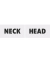 Tabliczki tekturowe Head & Neck (1 op. / 2 szt.)