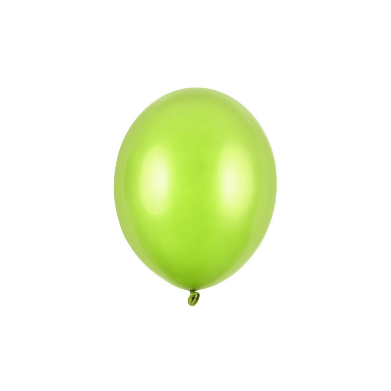 Balony Strong 27cm, Metallic Lime Green (1 op. / 100 szt.)