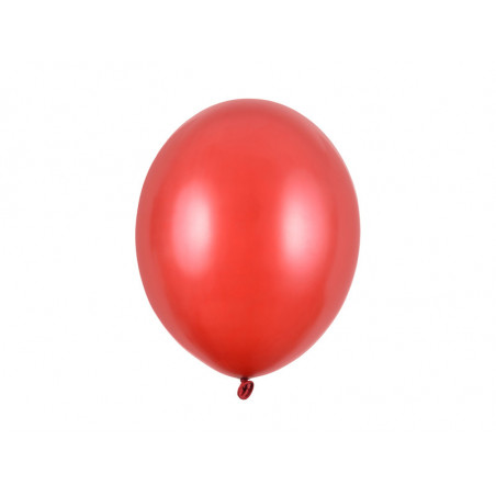 Balony 35 cm, Kropki, Pastel Poppy Red