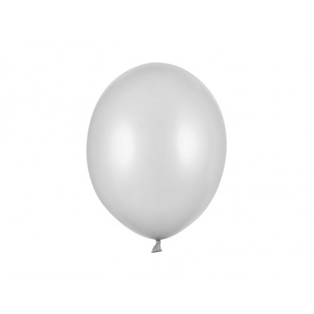 Balony 35 cm, Serduszka, Pastel Pure White