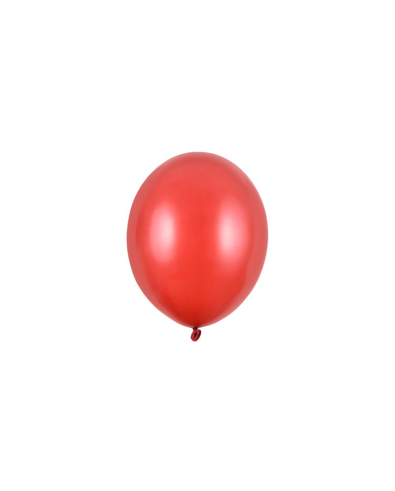 Balony Strong 12cm, Metallic Poppy Red (1 op. / 100 szt.)