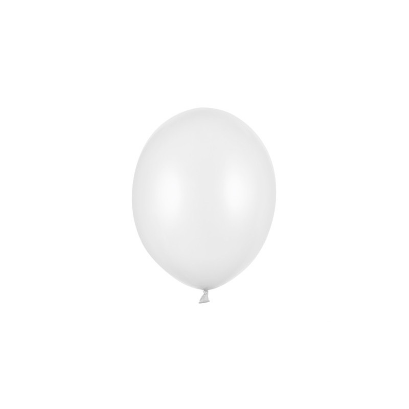 Balony Strong 12cm, Metallic Pure White (1 op. / 100 szt.)
