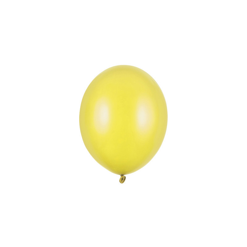 Balony Strong 12cm, Metallic Lemon Zest (1 op. / 100 szt.)