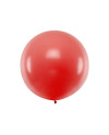 Balon okrągły 1m, Pastel Red