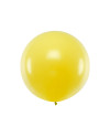 Balon okrągły 1m, Pastel Yellow