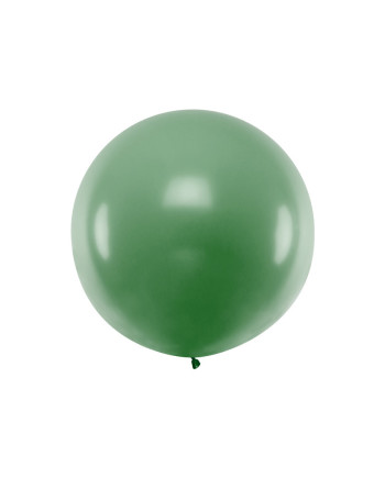 Balon okrągły 1m, Pastel Dark Green