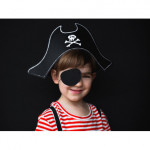 Czapka Pirata z opaską na oko, 14cm
