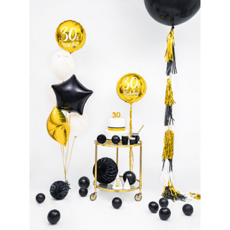 Balony 35 cm, Dynie, Pastel Black