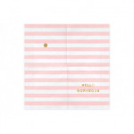 Serwetki Yummy - Hello Gorgeous, jasny różowy, 33x33cm (1 op. / 20 szt.)