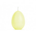 Świeca Jajko, jasny żółty, 10 cm