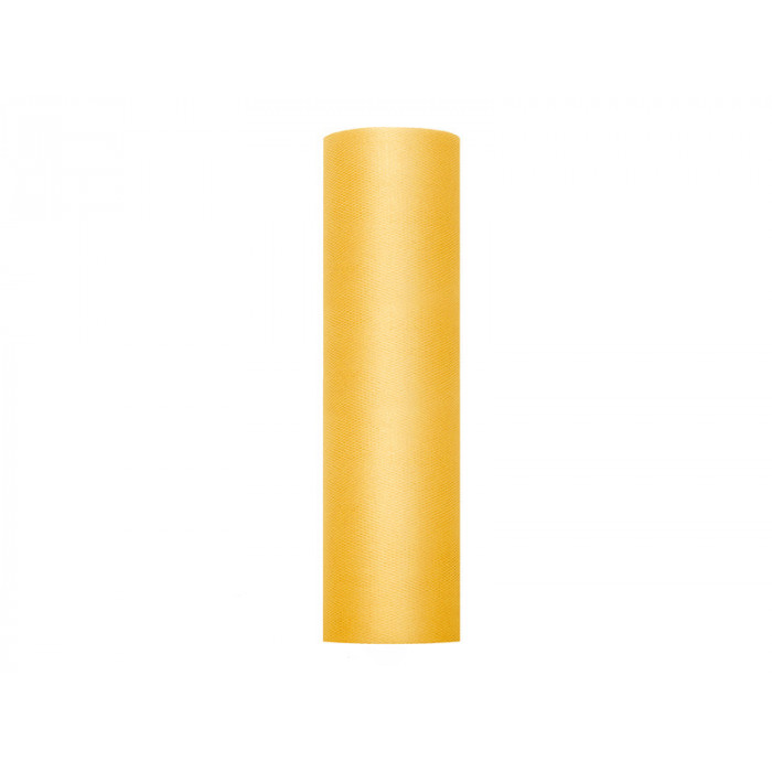 Tiul gładki, żółty, 0,3 x 50m (1 szt. / 50 mb.)