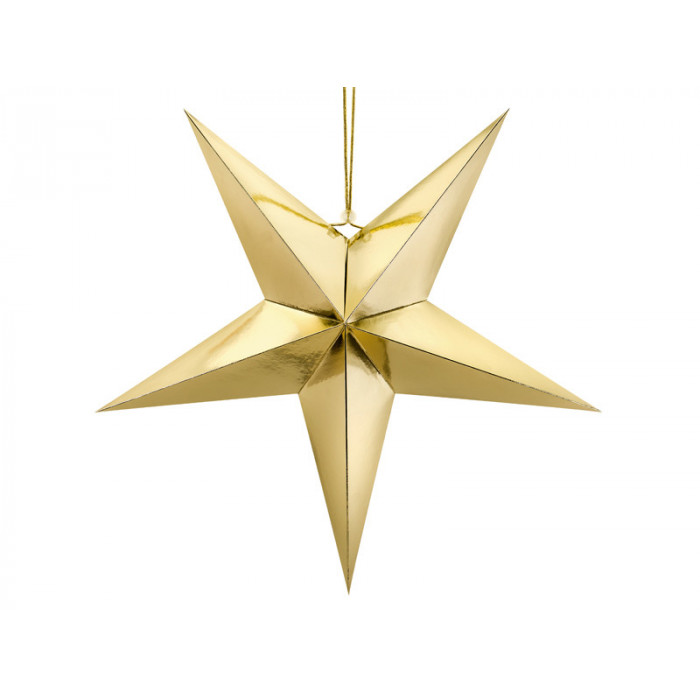 Gwiazda papierowa, 70cm, złoty