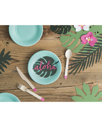 Dekoracje Aloha - Liście tropikalne, mix (1 op. / 21 szt.)