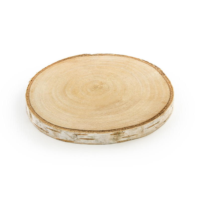 Podstawki drewniane, średnica 10-12 cm (1 op. / 2 szt.)