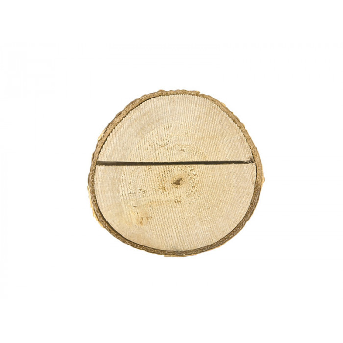 Drewniane podstawki pod wizytówki, śr. 3-4cm (1 op. / 10 szt.)