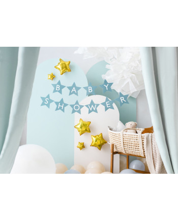 Baner Baby shower, 290x16.5 cm, jasny niebieski