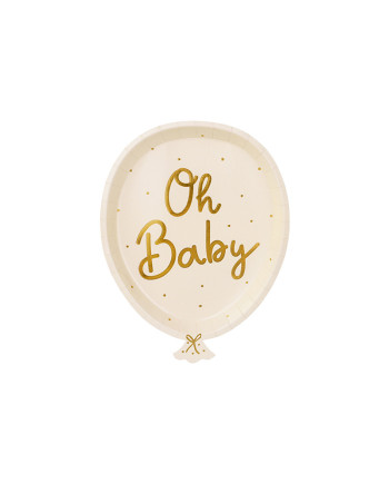 Talerzyki Oh baby, mix, 17.5x22 cm (1 op. / 20 szt.)