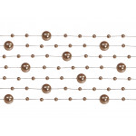 Girlandy perłowe, cappuccino, 1,3m