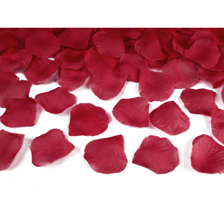 Płatki róż w woreczku, bordo (1 op. / 100 szt.)