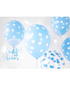 Balony 30cm, Kropki, Pastel Baby Blue (1 op. / 6 szt.)