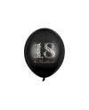 Balony 30cm, 18 & Brilliant, Pastel Black (1 op. / 6 szt.)