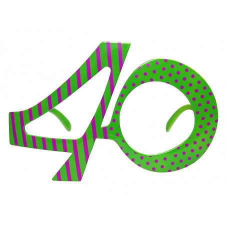 Okulary 40, zielony