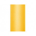 Tiul gładki, żółty, 0,15 x 9m (1 szt. / 9 mb.)