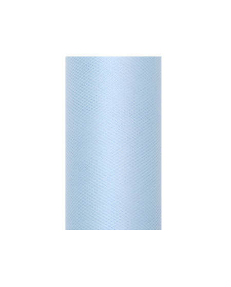 Tiul gładki, błękit, 0,15 x 9m (1 szt. / 9 mb.)