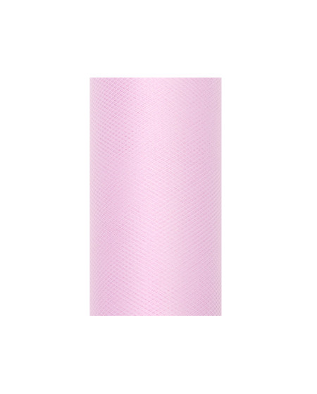 Tiul gładki, j. róż, 0,15 x 9m (1 szt. / 9 mb.)