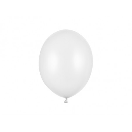 Balony Strong 27cm, Metallic Pure White (1 op. / 100 szt.)