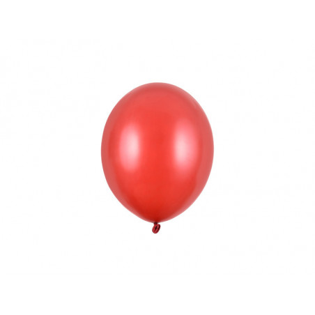 Balony Strong 12cm, Metallic Poppy Red (1 op. / 100 szt.)