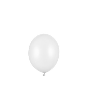 Balony Strong 12cm, Metallic Pure White (1 op. / 100 szt.)