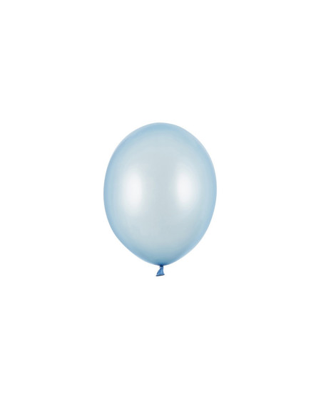 Balony Strong 12cm, Metallic Baby Blue (1 op. / 100 szt.)