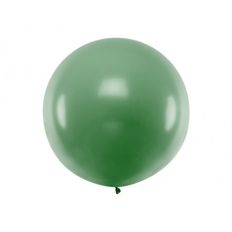 Balon okrągły 1m, Pastel Dark Green