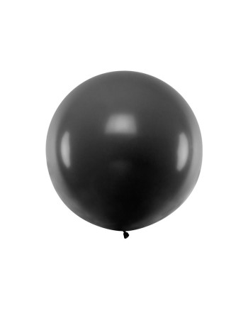 Balon okrągły 1m, Pastel Black