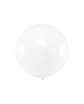 Balon okrągły 1m, Pastel Clear