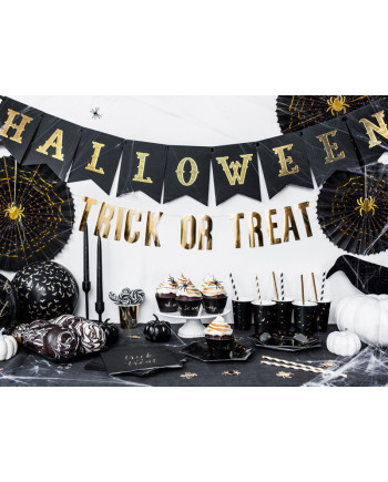 Baner Halloween, czarny, 20x175cm