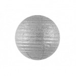 Lampion brokatowy, srebrny, 45cm