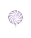 Balon foliowy Cukierek, 35cm, jasny liliowy