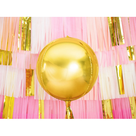Balon foliowy Kula, 40cm, złoty
