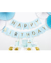 Baner Happy Birthday, j. niebieski, 15 x 175 cm