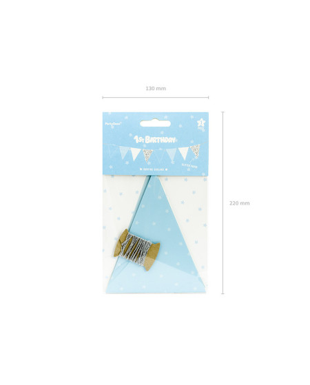 Girlanda 1st Birthday - Flagietki, 1,3m