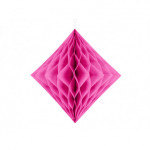 Diament bibułowy, ciemny różowy, 30cm