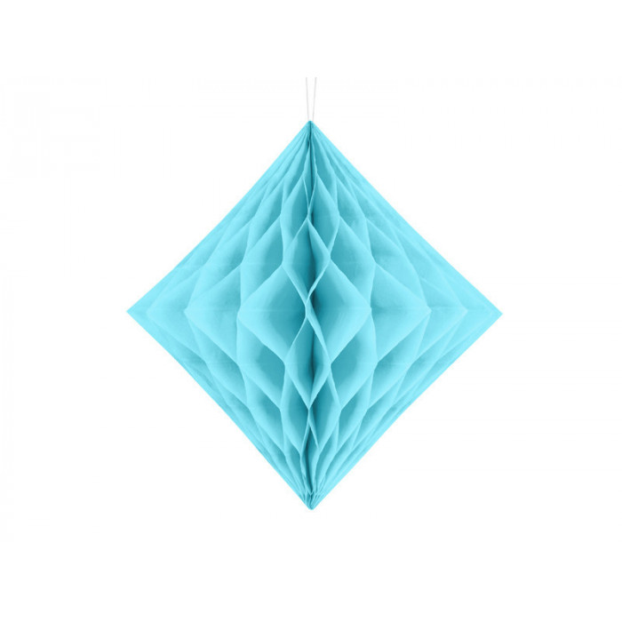 Diament bibułowy, jasny błękit, 30cm
