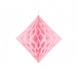 Diament bibułowy, jasny różowy, 30cm